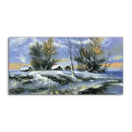 obraz-akryl-140x70-nowoczesny-zima-krajobraz-snieg