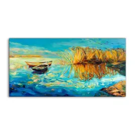 obraz-akrylowy-140x70-cm-jezioro-lodki-krajobraz