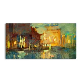 obraz-akryl-140x70-nowoczesny-wenecja-miasto-noc