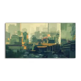 obraz-akryl-140x70-wiszacy-miasto-drapacze-chmur