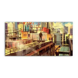 fotoobraz-140x70-na-sciane-biznesmen-dach-miasto