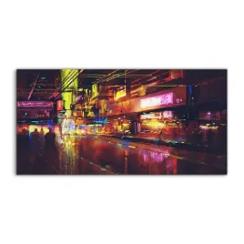 obraz-akrylowy-140x70-z-nadrukiem-miasto-noc-ulice