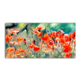 fotoobraz-140x70-na-prezent-akwarele-maki-kwiaty