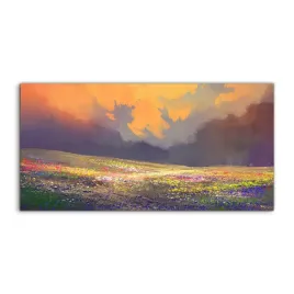 fotoobraz-akryl-140x70-scienny-kwiaty-laka-niebo