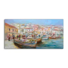 obraz-akrylowy-140x70-na-sciane-statki-wyspa-port