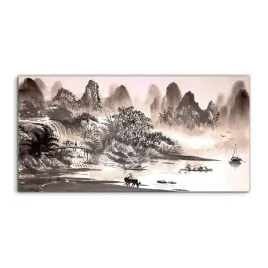obraz-140x70-nowoczesny-chiny-krajobraz-akwarele