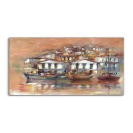 obraz-140x70-na-prezent-lodki-wyspa-port-scienny
