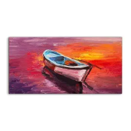 obraz-akrylowy-140x70-wiszacy-lodka-morze-sztuka