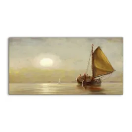 obraz-140x70-z-grafika-morze-ocean-lodka-scienny