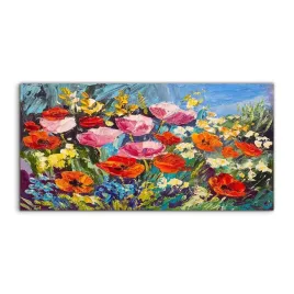 obraz-140x70-z-grafika-natura-kwiaty-laka-scienny