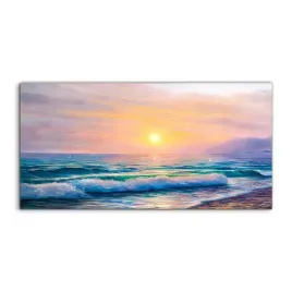 obraz-akrylowy-140x70-wiszacy-morze-zachod-slonca