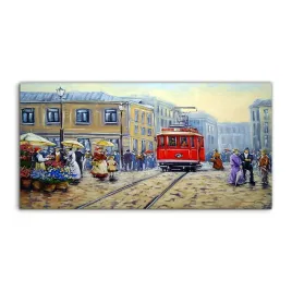 fotoobraz-140x70-wiszacy-tramwaj-miasto-na-sciane