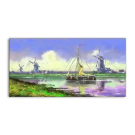 obraz-akrylowy-140x70-na-sciane-morze-rybak-statek
