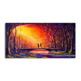obraz-140x70-nowoczesny-art-most-zakochani-wiszacy