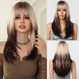 testar-peruka-ombre-blond-do-czarne-z-grzywka-proste-dlugie-56-cm-do-180-c