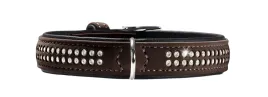 hunter-softie-deluxe-obroza-dla-psa-eko-skora-cyrkonie-braz-czarny-40-xs-s