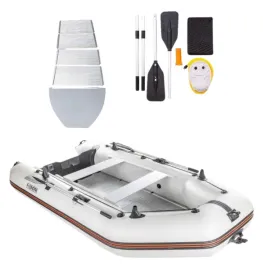 ponton-wioslowy-motorowy-kormoran-300pp-szary-alu-podloga-4-uchwyty-wedki