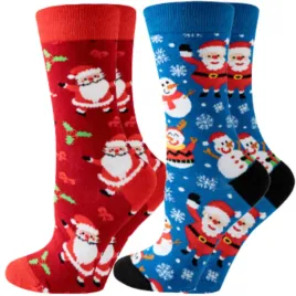 skarpetki-cieple-swiateczne-meskie-damskie-smieszne-niebieskie-czerwone