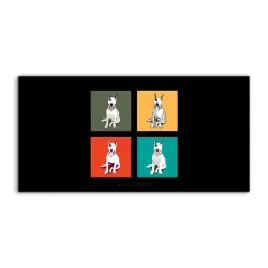 obraz-140x70-z-grafika-bull-terrier-pies-scienny