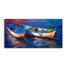 obraz-140x70-nowoczesny-lodka-rybacka-woda-wiszacy