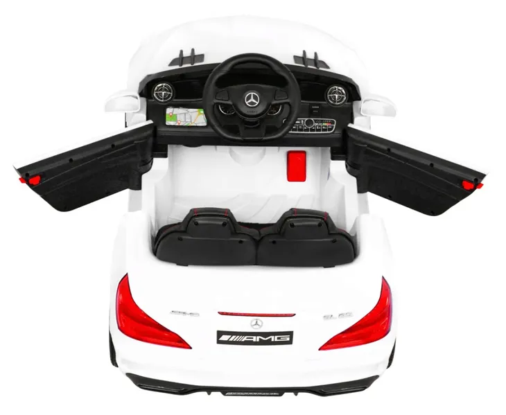 auto-mercedes-benz-amg-sl65-s-bialy-na-akumulator-dla-dzieci-gratisy-dlugosc-pojazdu-107-cm