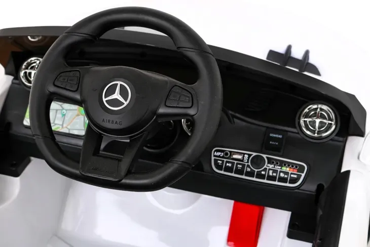 auto-mercedes-benz-amg-sl65-s-bialy-na-akumulator-dla-dzieci-gratisy-stan-opakowania-oryginalne