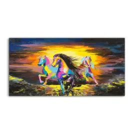 obraz-akryl-140x70-scienny-konie-galop-zwierzeta