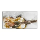 fotoobraz-akryl-140x70-scienny-gitara-instrument