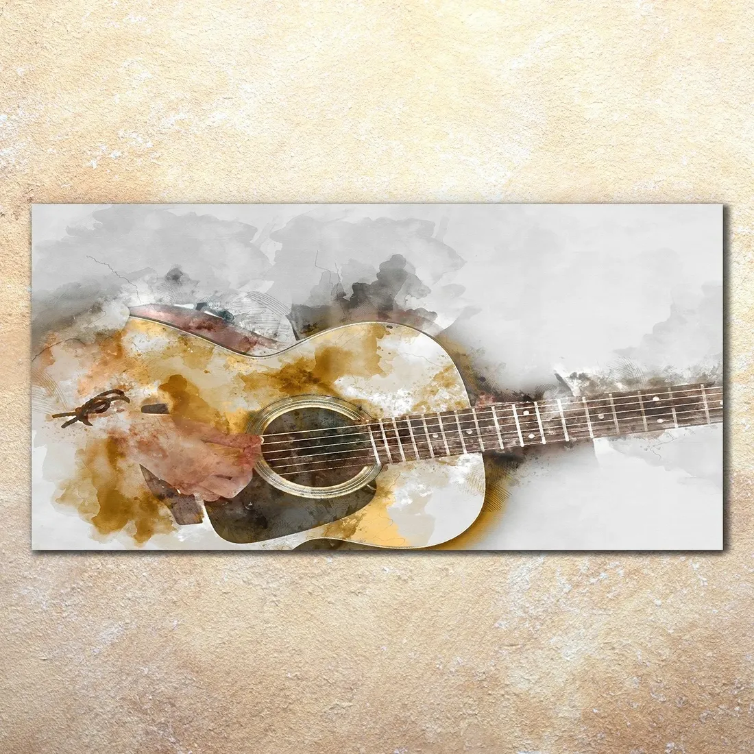 fotoobraz-akryl-140x70-scienny-gitara-instrument