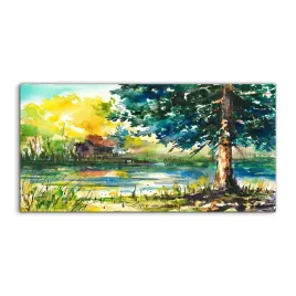 fotoobraz-140x70-wiszacy-krajobraz-wioska-drzewo