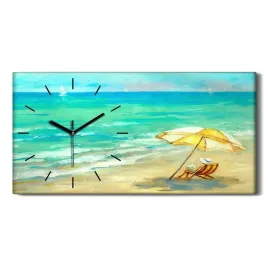 plaza-morze-fale-parasolka-60x30-zegar-na-plotnie