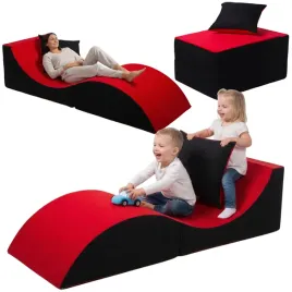 fotel-relakacyjny-3-w-jednym-sofa-pufa-stolik-kolor-czerwono-czarny