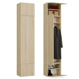 waska-szafa-do-przedpokoju-50x35x238-system-tip-on-dab-sonoma