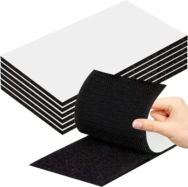 RZEP SAMOPRZYLEPNY DWUSTRONNY BARDZO MOCNY 100 × 200 MM 6 SZTUK