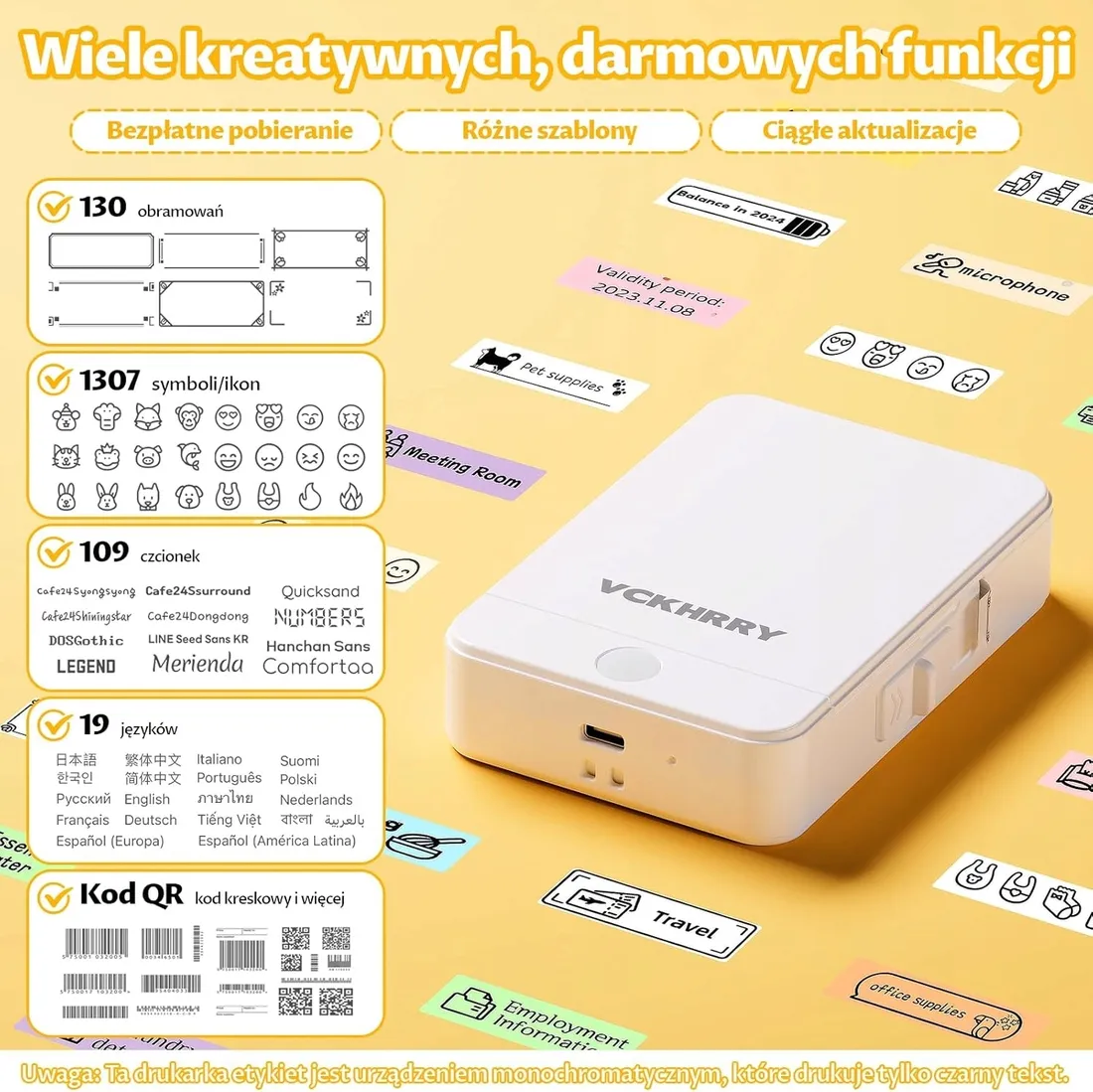 drukarka-etykiet-bluetooth-termiczna-samoprzylepna-biala