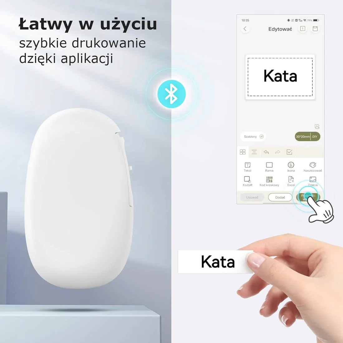 drukarka-etykiet-termiczna-bluetooth-przenosna-biala