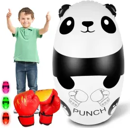 worek-bokserski-dzieciecy-120-cm-panda-led-z-rekawicami