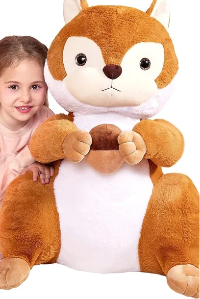 WIEWIORKA PLUSZOWA OGROMNA 60 CM MIEKKA PRZYTULANKA PREZENT DLA DZIECI