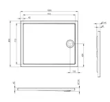 roca-granada-flat-brodzik-prostokatny-100x80-cm-stan-nowy