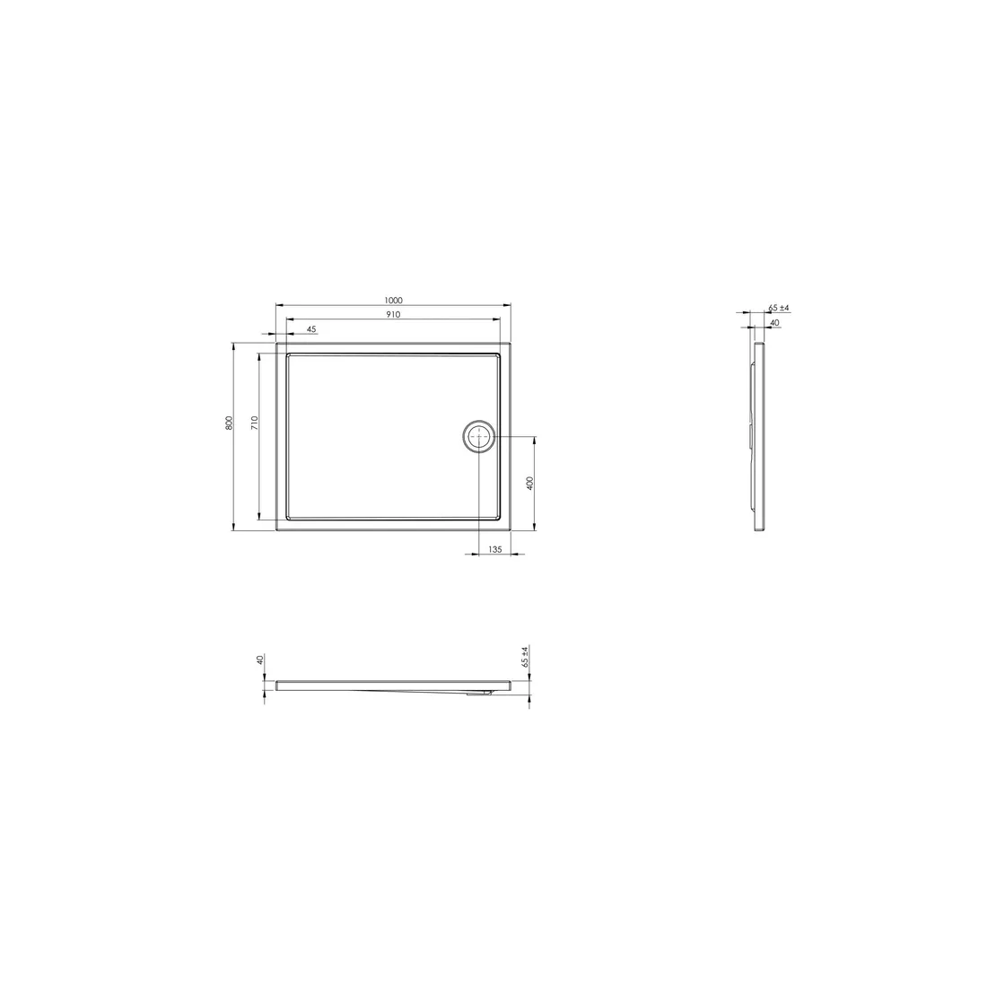 roca-granada-flat-brodzik-prostokatny-100x80-cm
