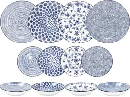 talerze-obiadowe-porcelanowe-12szt-niebieski-ibili-dla-4-osob-do-zmywarki