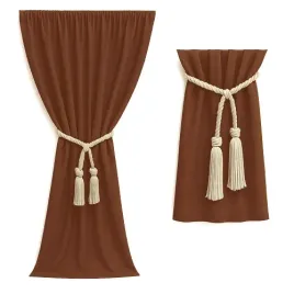 zaslona-brazowa-220-cm-boho-zaslony-na-tasmie-tunel-zabki-145x220