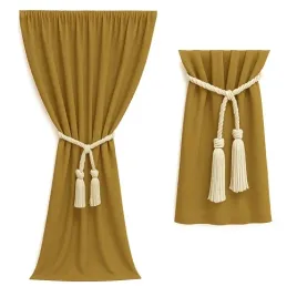 zaslona-musztardowa-120-cm-boho-zaslony-na-tasmie-tunel-zabki-145x120