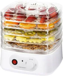 suszarka-do-owocow-warzyw-grzybow-ziol-250w-3-tace-przezroczysta-biala
