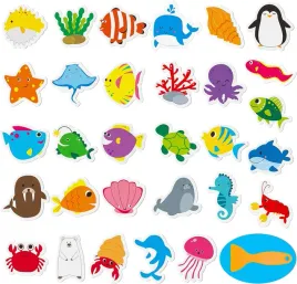 naklejki-antyposlizgowe-do-wanny-30szt-zwierzeta-morskie-dla-dzieci