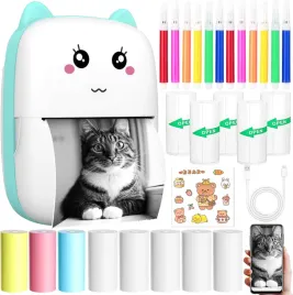 mini-drukarka-termiczna-bluetooth-do-zdjec-naklejek-i-notatek-niebieski-x