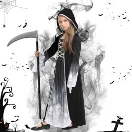stroj-smierci-dziewczynka-halloween-stroj-czarna-sukienka-z-kapturem