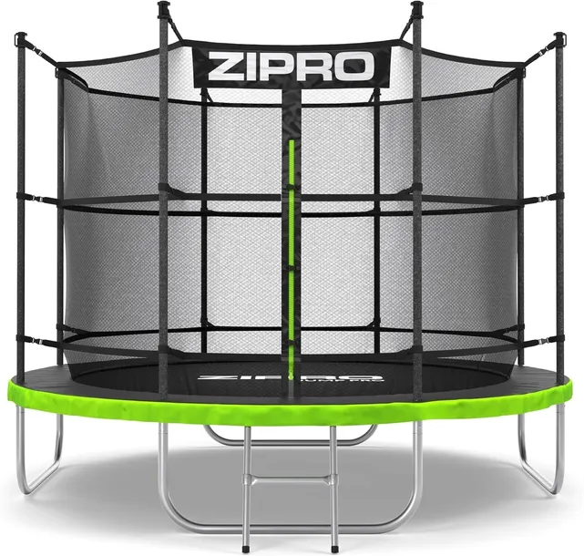TRAMPOLINA OGRODOWA Ø183-496CM SIATKA WEWNĘTRZNA UV 150KG DZIECI