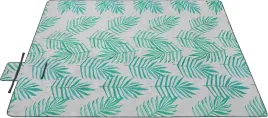 koc-piknikowy-300x200-cm-wodoodporny-pralny-szary-z-paprocia