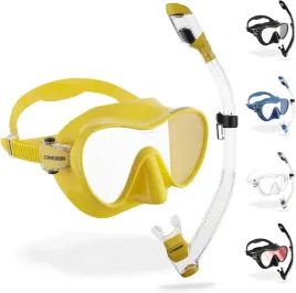 cressi-f1-bezramowa-maska-do-nurkowania-i-snorkelingu-zestaw